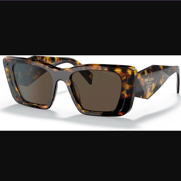 Prada Sunglasses PR 08YS Havana Honey Brown - Picture 1 of 5